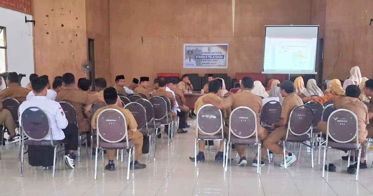 Diskusi Standar Pelayanan Bersama Perwakilan Desa se-Kecamatan Singingi Hilir